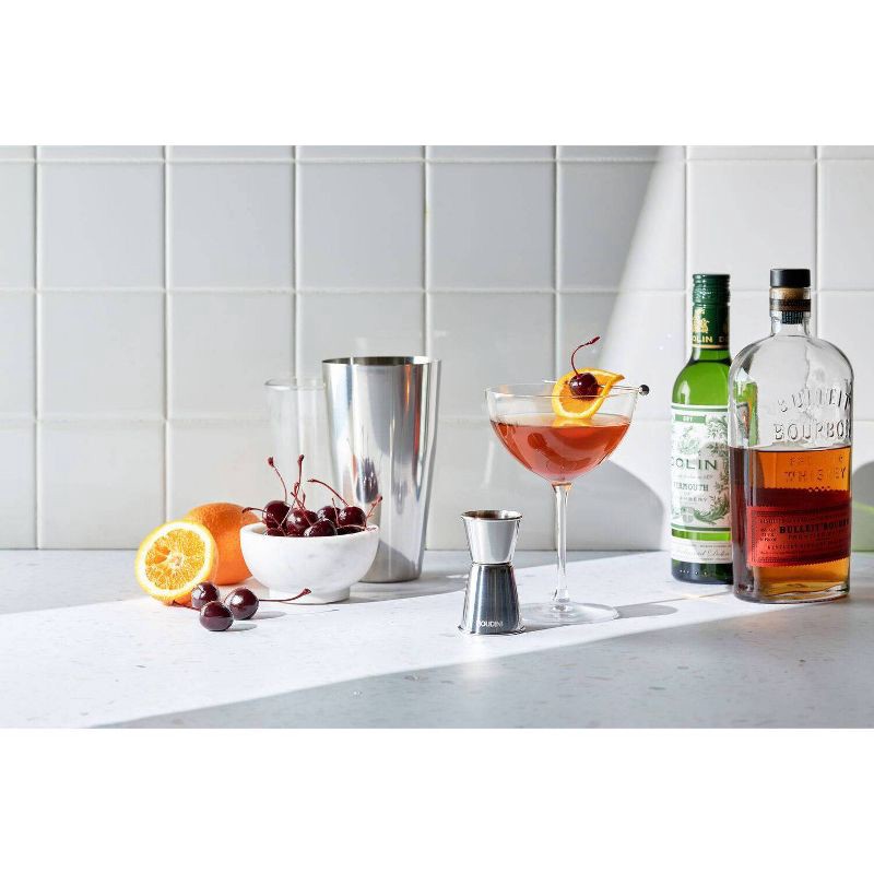 slide 3 of 5, Houdini Stainless Steel Double Jigger (1.5oz/1oz), 1.5 oz, 1 oz