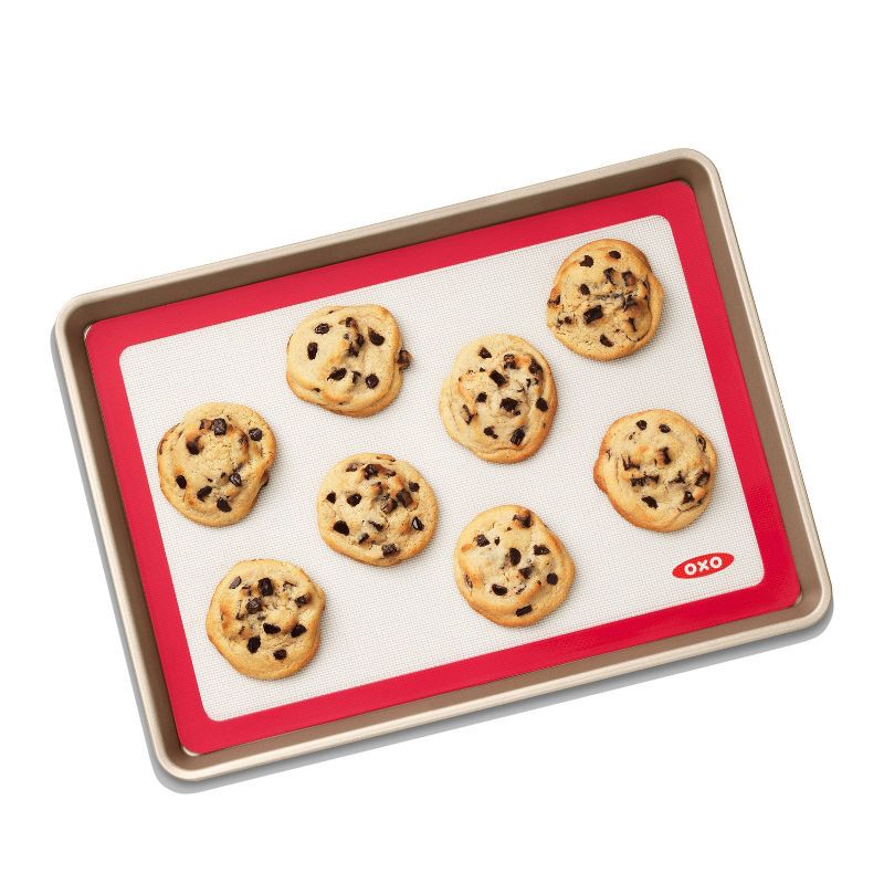 slide 3 of 5, OXO 11.5"x16.5" Silicone Baking Mat, 1 ct