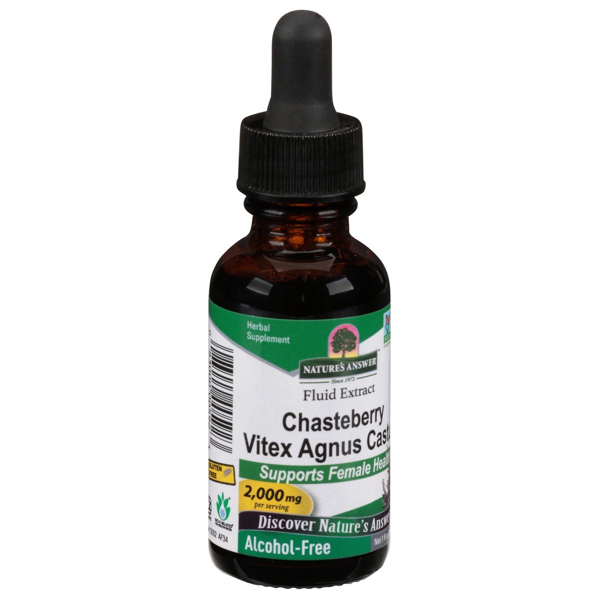 slide 5 of 12, Nature's Answer Fluid Extract Chasteberry Vitex Agnus Castus 1 fl oz, 1 fl oz
