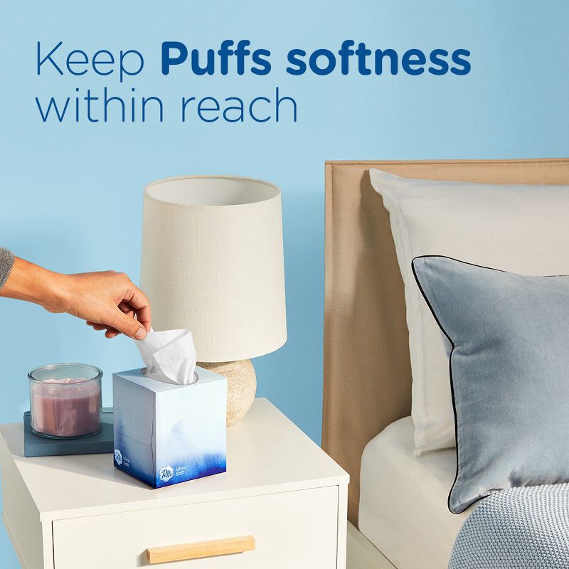 slide 6 of 14, Puffs Ultra Soft Facial Tissue - 4pk/72ct, 288 ct