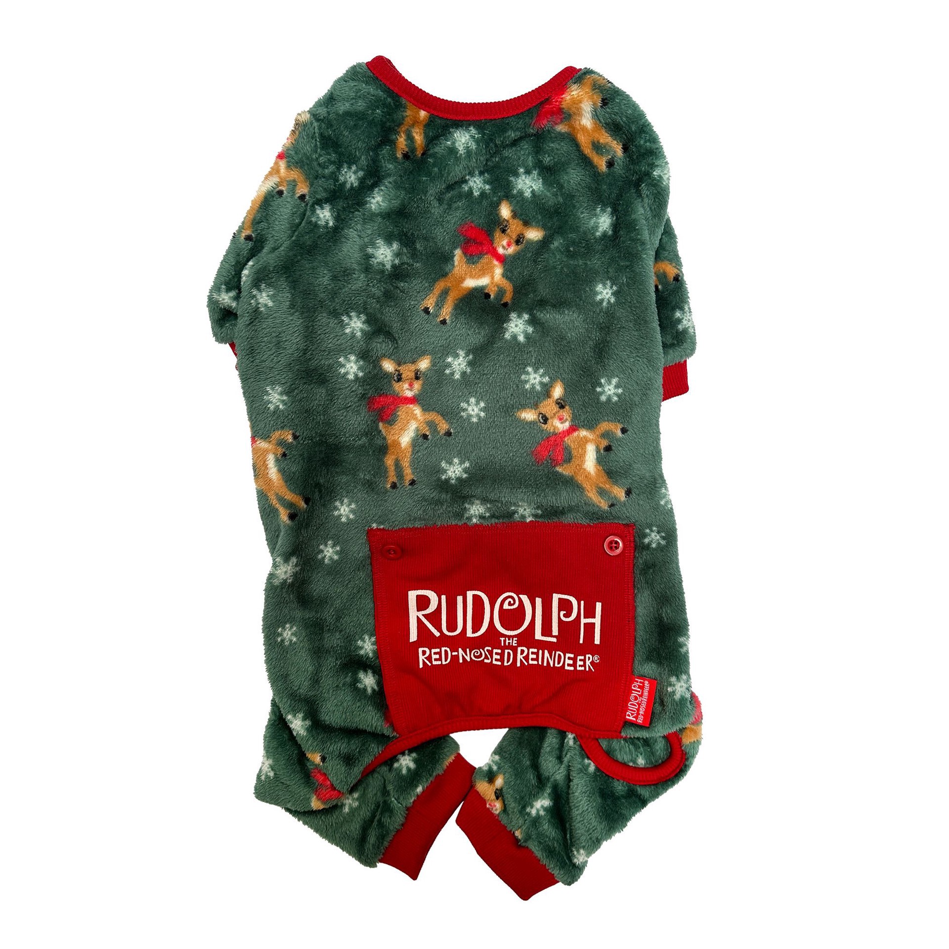 slide 1 of 1, GMason Rudolph the Red-Nosed Reindeer Holiday Dog Pajamas, LG