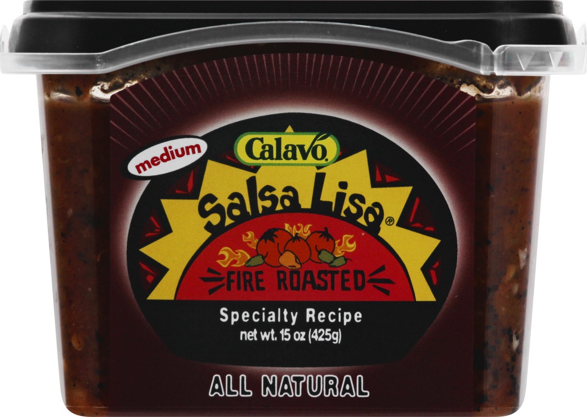 slide 6 of 9, Calavo Salsa Lisa Fire Roasted Salsa, 15 oz