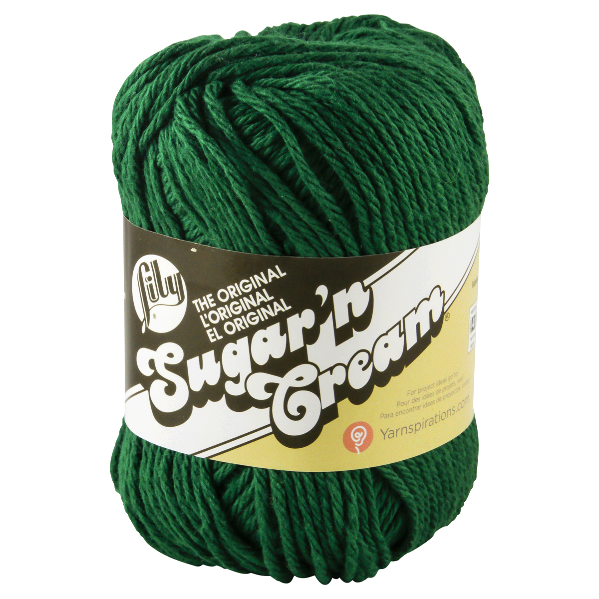 slide 1 of 2, Lily Sugar 'n Cream Yarn - Dark Pine, 1 ct