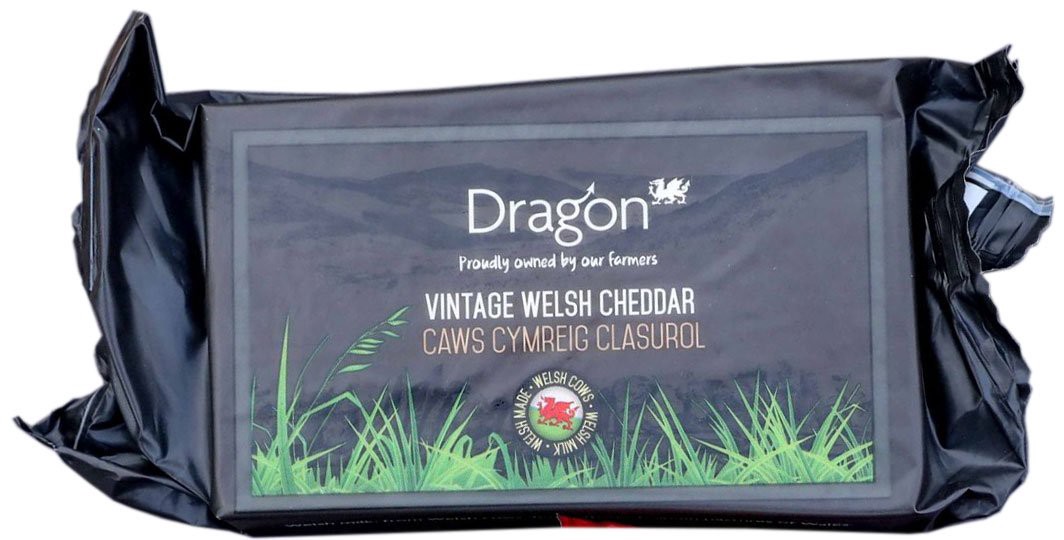 slide 1 of 1, Dragon Vintage Welsh Cheddar, 7 oz