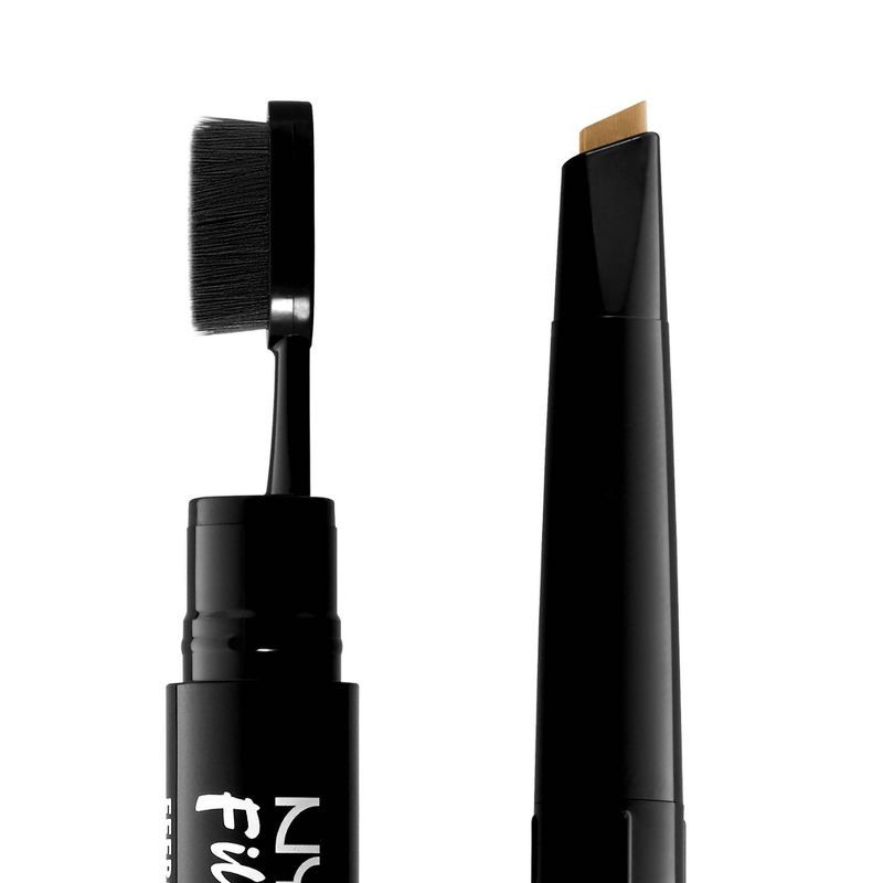 slide 3 of 6, NYX Professional Makeup Fill & Fluff Eyebrow Pomade Pencil Taupe - 0.007oz, 0.007 oz