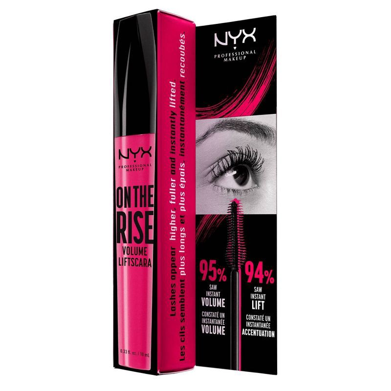 slide 2 of 5, NYX Professional Makeup On the Rise Volume Lift Mascara Black - 0.33 fl oz, 0.33 fl oz