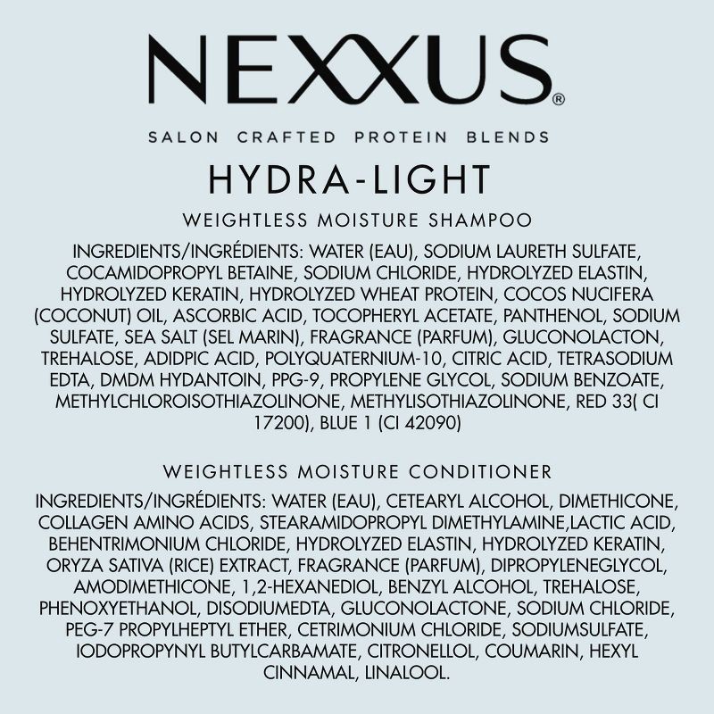 slide 7 of 7, Nexxus Hydra-Light Shampoo & Conditioner Set - 13.5 fl oz/ 2ct, 2 ct; 13.5 fl oz