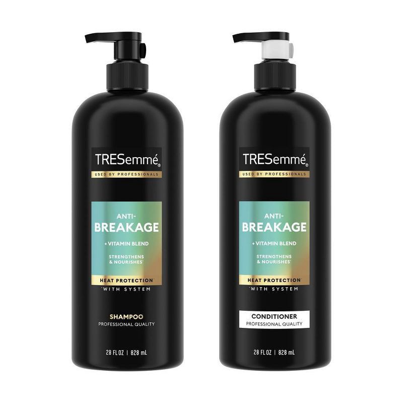 slide 1 of 10, Tresemme Anti-Breakage Shampoo & Conditioner for Brittle or Weak Hair - 56 fl oz/2pc, 56 fl oz, 2 ct