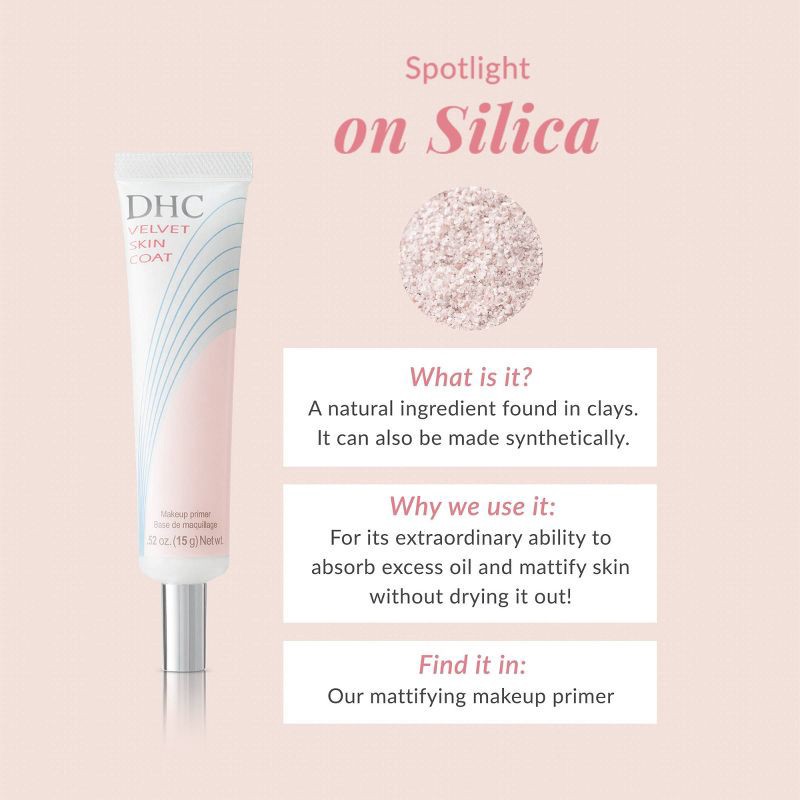slide 5 of 8, DHC Velvet Skin Coat Makeup Primer - 0.52oz, 0.52 oz