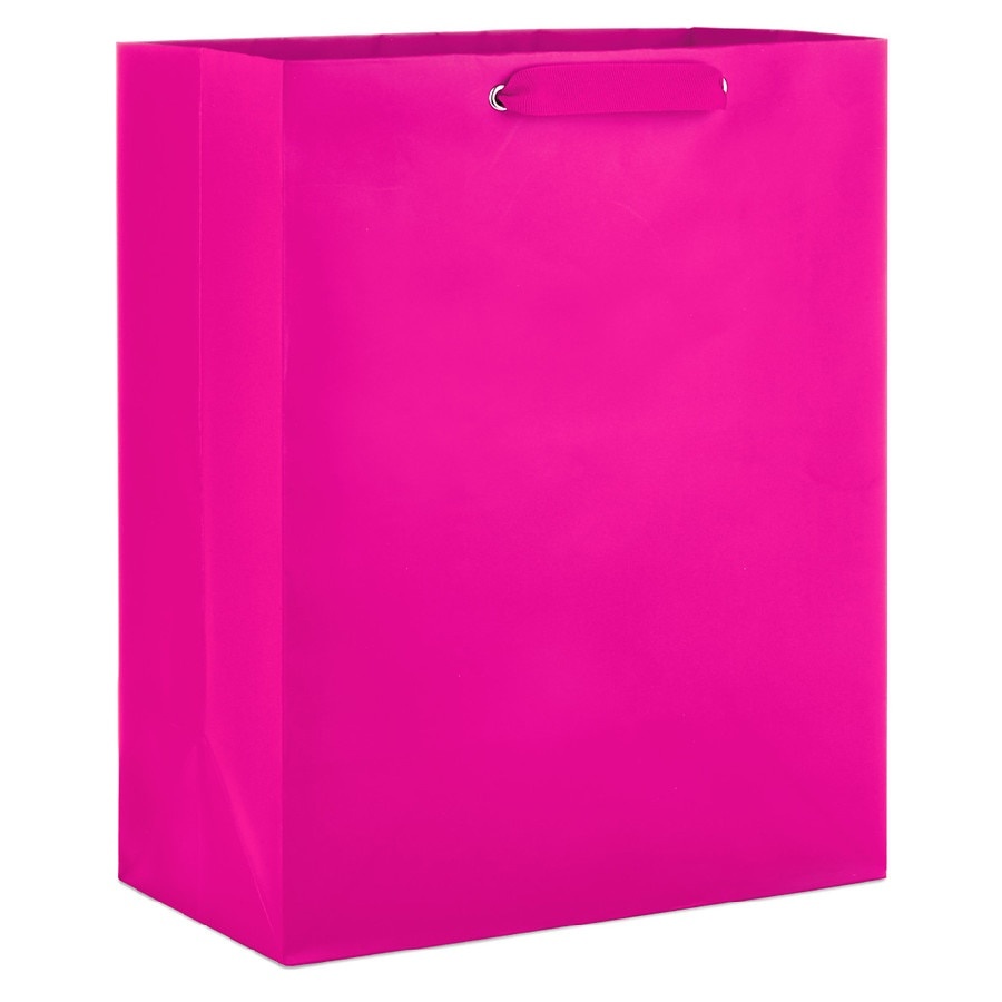 slide 1 of 1, Hallmark Hot Pink Large Gift Bag, 1 ct