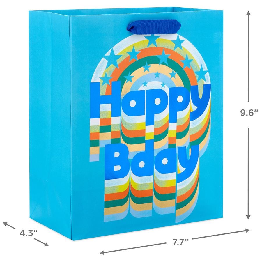 slide 4 of 4, Hallmark Birthday Gift Bag (70s Birthday), 1 ct