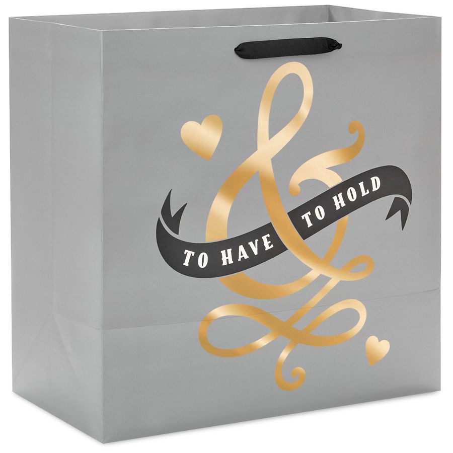 slide 3 of 5, Hallmark Wedding Gift Bag (To Have & To Hold), 1 ct