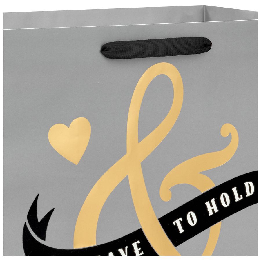 slide 4 of 5, Hallmark Wedding Gift Bag (To Have & To Hold), 1 ct