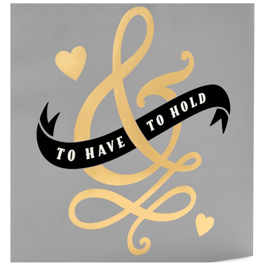 slide 5 of 5, Hallmark Wedding Gift Bag (To Have & To Hold), 1 ct