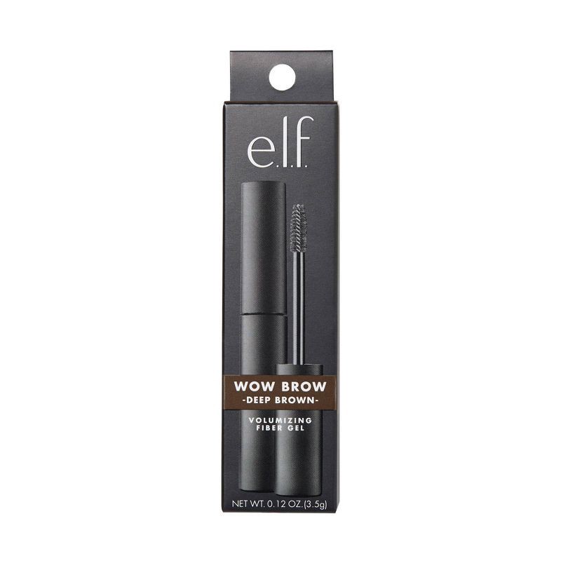 slide 4 of 4, e.l.f. Wow Brow Gel Deep Brown - 0.12oz, 0.12 oz