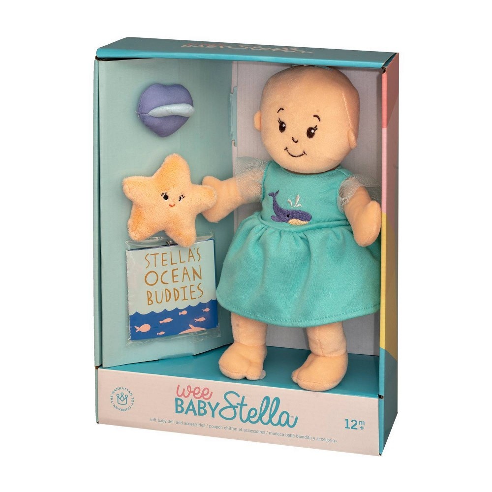 slide 2 of 3, The Manhattan Toy Company Wee Baby Stella Doll - Under the Sea theme, 1 ct