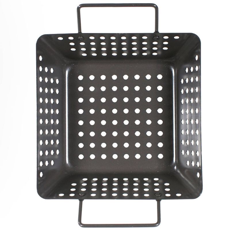 slide 2 of 5, Char-Broil 3pc Grilling Topper Set Black: Non-Stick, Hand Washable, Steel Cookware with Handles, 3 ct