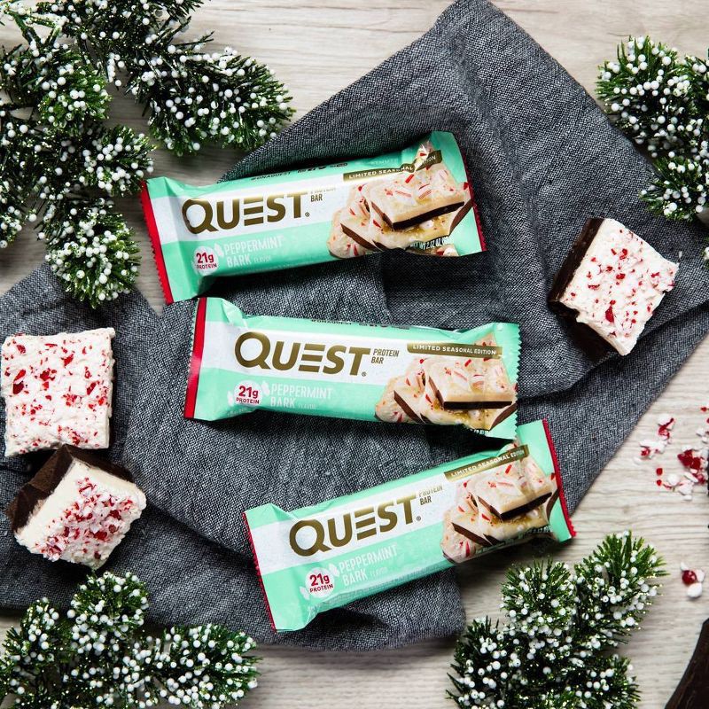 slide 2 of 7, Quest Nutrition Protein Bar - Peppermint Bark - 4ct, 4 ct