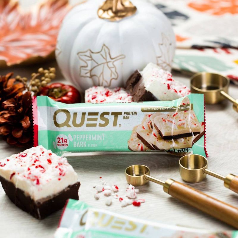 slide 4 of 7, Quest Nutrition Protein Bar - Peppermint Bark - 4ct, 4 ct