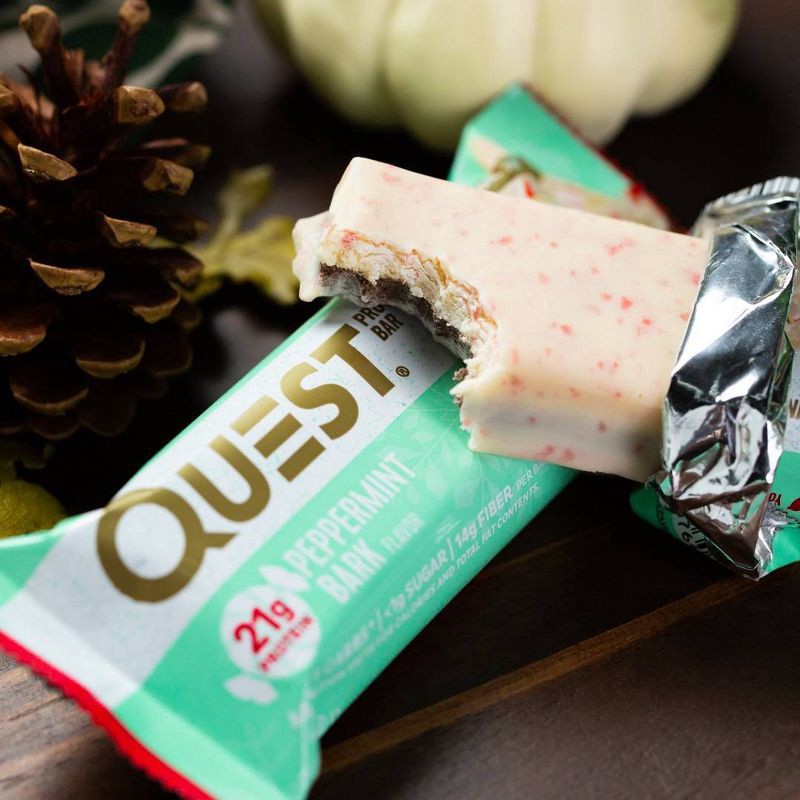 slide 5 of 7, Quest Nutrition Protein Bar - Peppermint Bark - 4ct, 4 ct