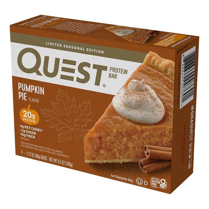 slide 6 of 7, Quest Nutrition Protein Bar - Pumpkin Pie - 4ct, 4 ct