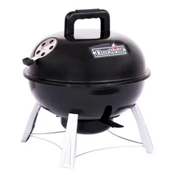 Char-Broil 14" Portable Kettle Charcoal Grill Black Model 13301719: Outdoor BBQ, Compact, Weather-Resistant