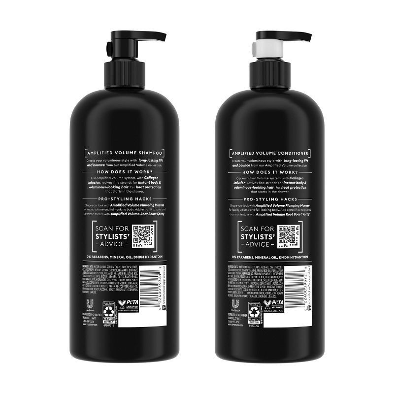slide 2 of 9, Tresemme Healthy Volume Shampoo and Conditioner - 56 fl oz/2pc, 56 fl oz, 2 ct