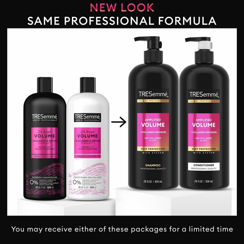 slide 4 of 9, Tresemme Healthy Volume Shampoo and Conditioner - 56 fl oz/2pc, 56 fl oz, 2 ct