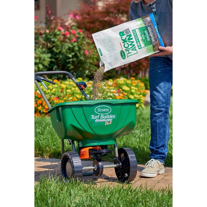 slide 3 of 11, Scotts 3-in-1 Thick'R Lawn Sun & Shade Soil: Soil Improver, Seed, Fertilizer, 50% Thicker Lawn, 1 ct