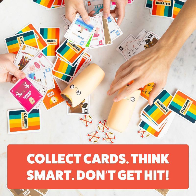 slide 6 of 7, Throw Throw Burrito by Exploding Kittens - A Dodgeball Card Game: Quick 15-Minute Party Fun with 2-6 Players, 1 ct