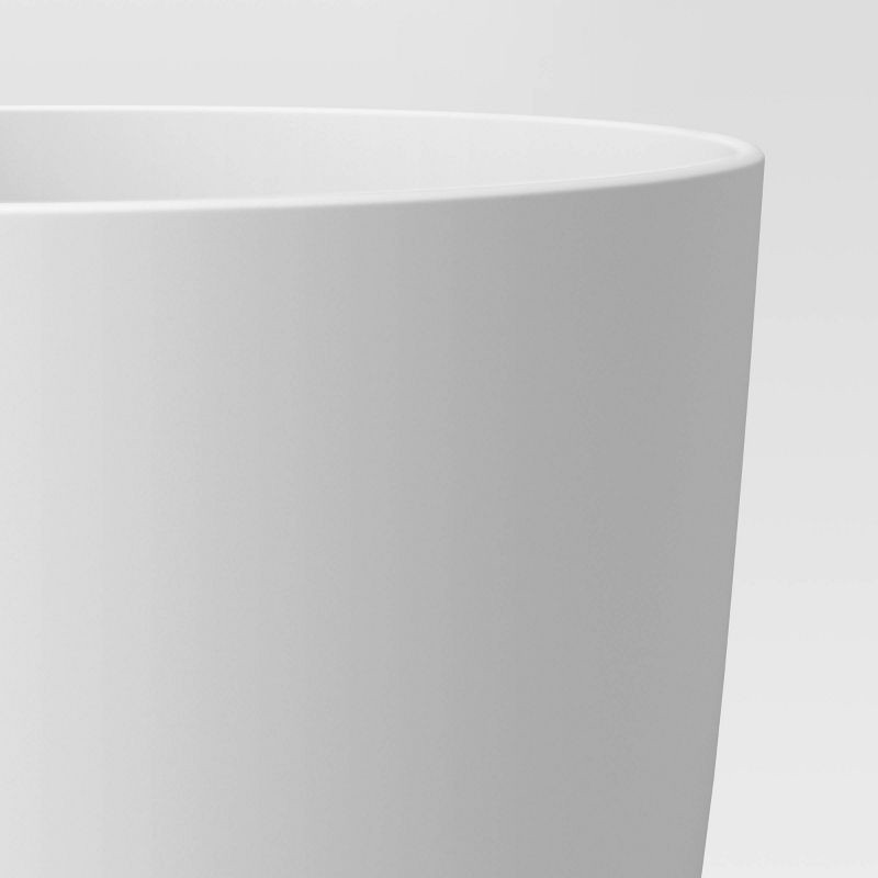 slide 4 of 4, Self-Watering Plastic Indoor Outdoor Planter Pot White 16"x16" - Room Essentials™, 1 ct
