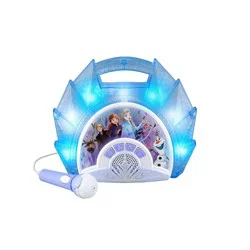 Disney Frozen 2 Sing-Along Boombox: Plastic Toy Music Players with Lights, Disney Licensed