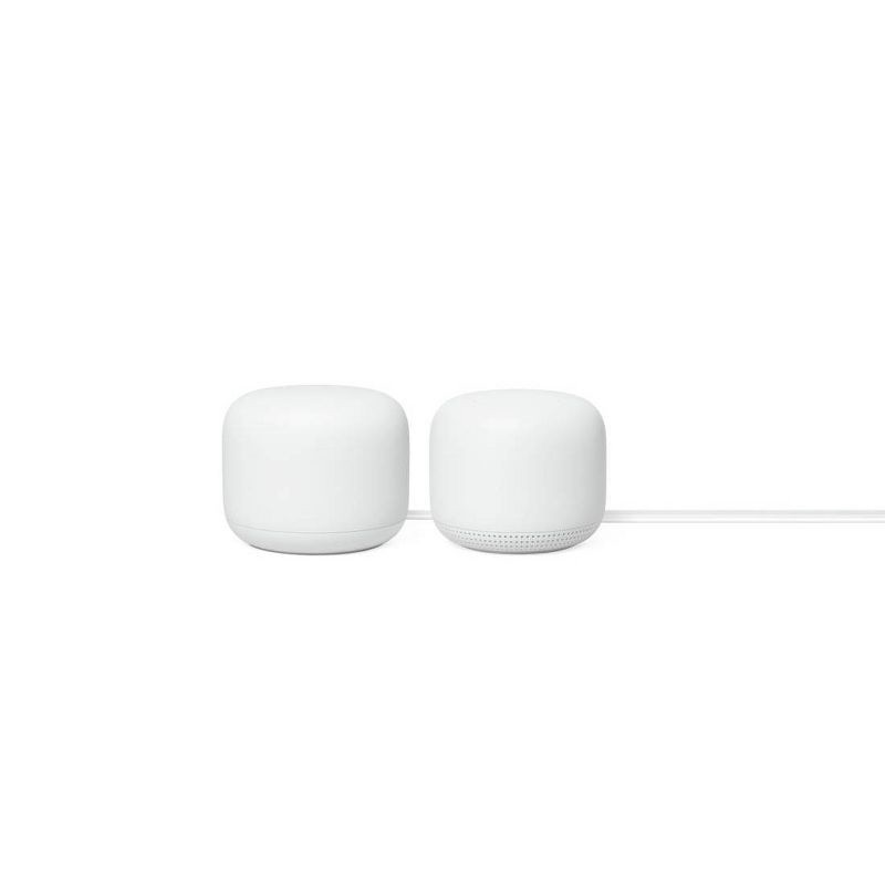 slide 1 of 7, Google Nest Mesh Wifi Router and Point (2 pack), 2 ct