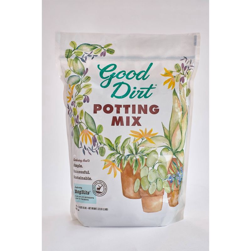 slide 1 of 4, Good Dirt 8qt All Purpose Potting Mix, 8 qt