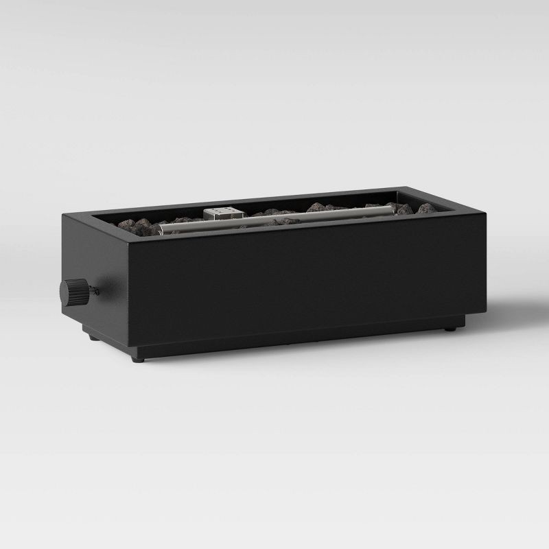 slide 2 of 3, Two Harbors 14" Patio Tabletop Fireplace Black - Threshold™, 1 ct