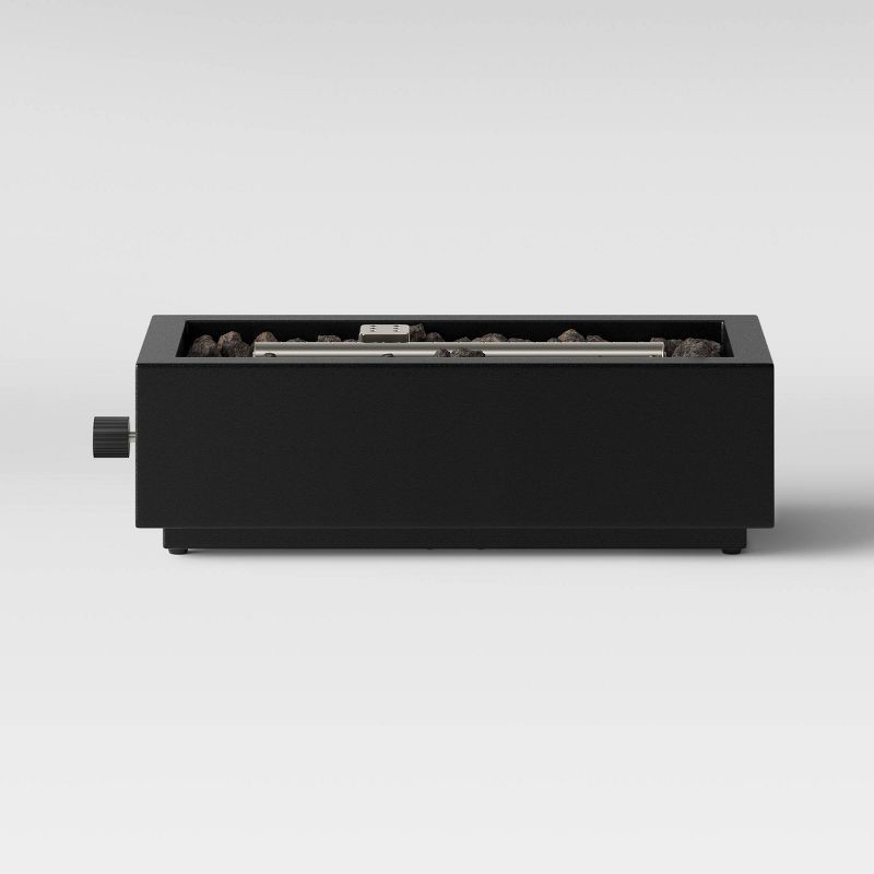 slide 1 of 3, Two Harbors 14" Patio Tabletop Fireplace Black - Threshold™, 1 ct