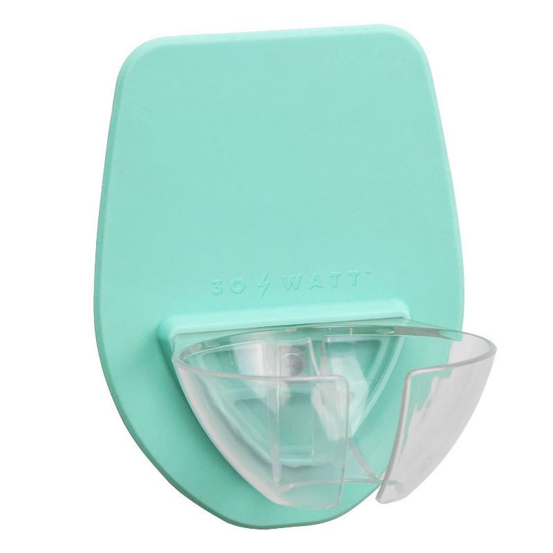 slide 1 of 4, 30 Watt Bath Wine Holder Seafoam, 1 ct