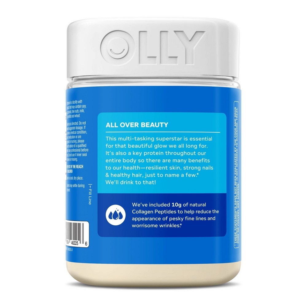 slide 2 of 5, OLLY Collagen Peptides Powder for Hair, Skin and Nails - Unflavoured, 7.4 oz