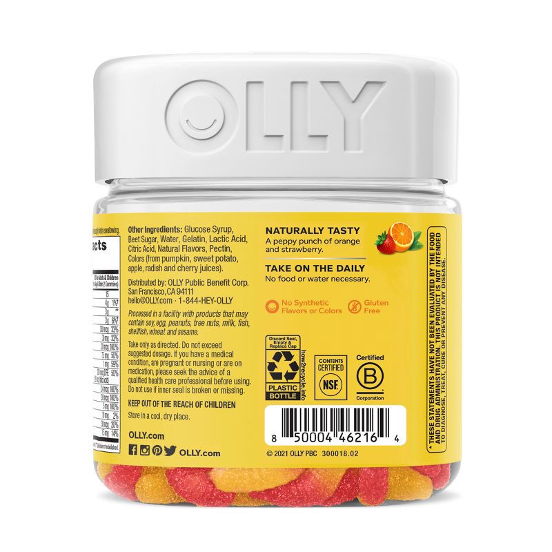 slide 8 of 9, OLLY Kids' Multivitamin Gummy Worms - 70ct, 70 ct