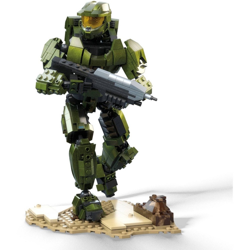 slide 5 of 6, Mega Construx HALO Master Chief Construction Set, 1 ct