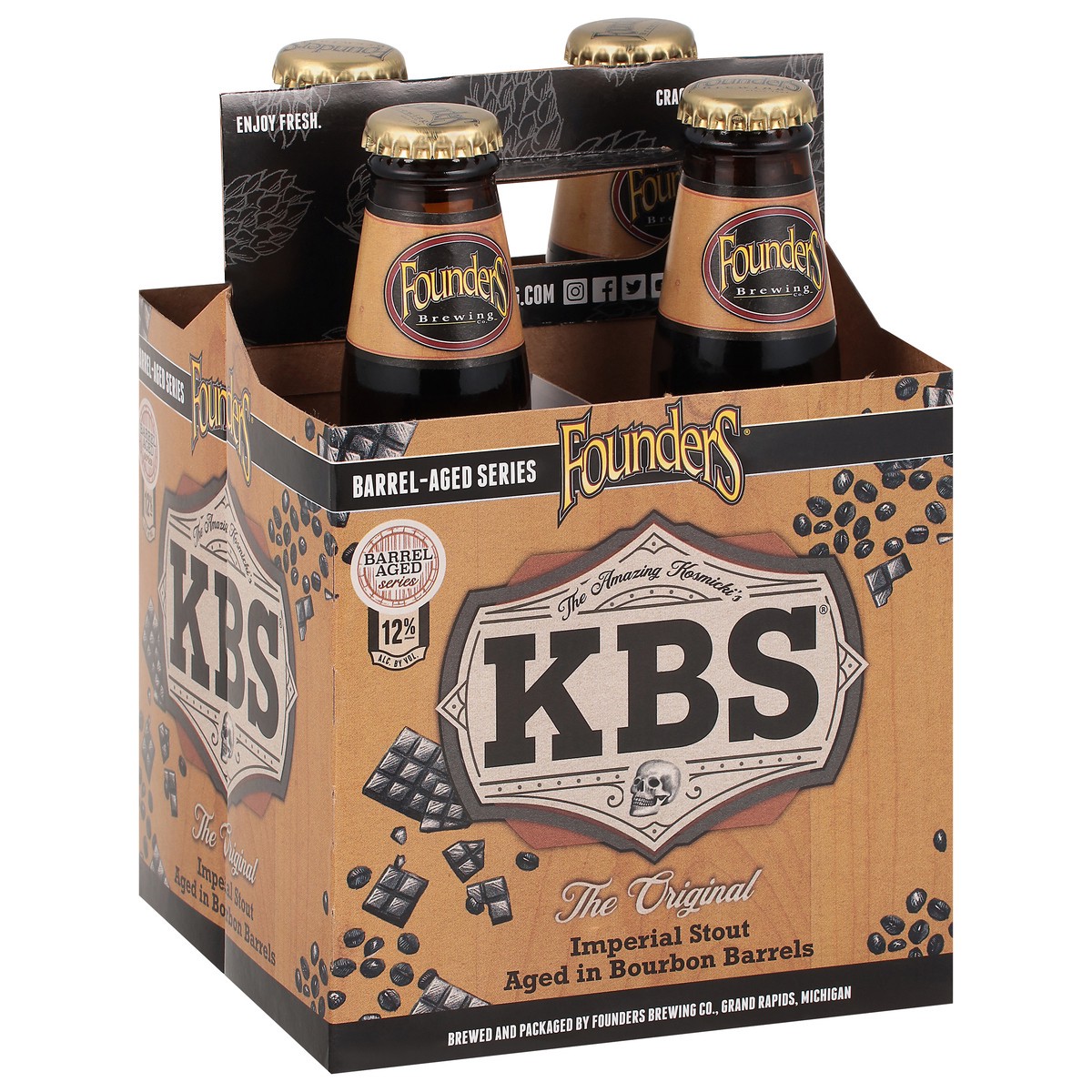 slide 1 of 21, Founders Brewing Co. Founders Brewing Co Stout Kentucky Breakfast, 4 ct; 12 fl oz