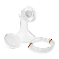 Spectra Breast Pump Flange Breastshield Set - 24mm - 6pc: Compatible With Most Breast Pumps, Made of Silicone