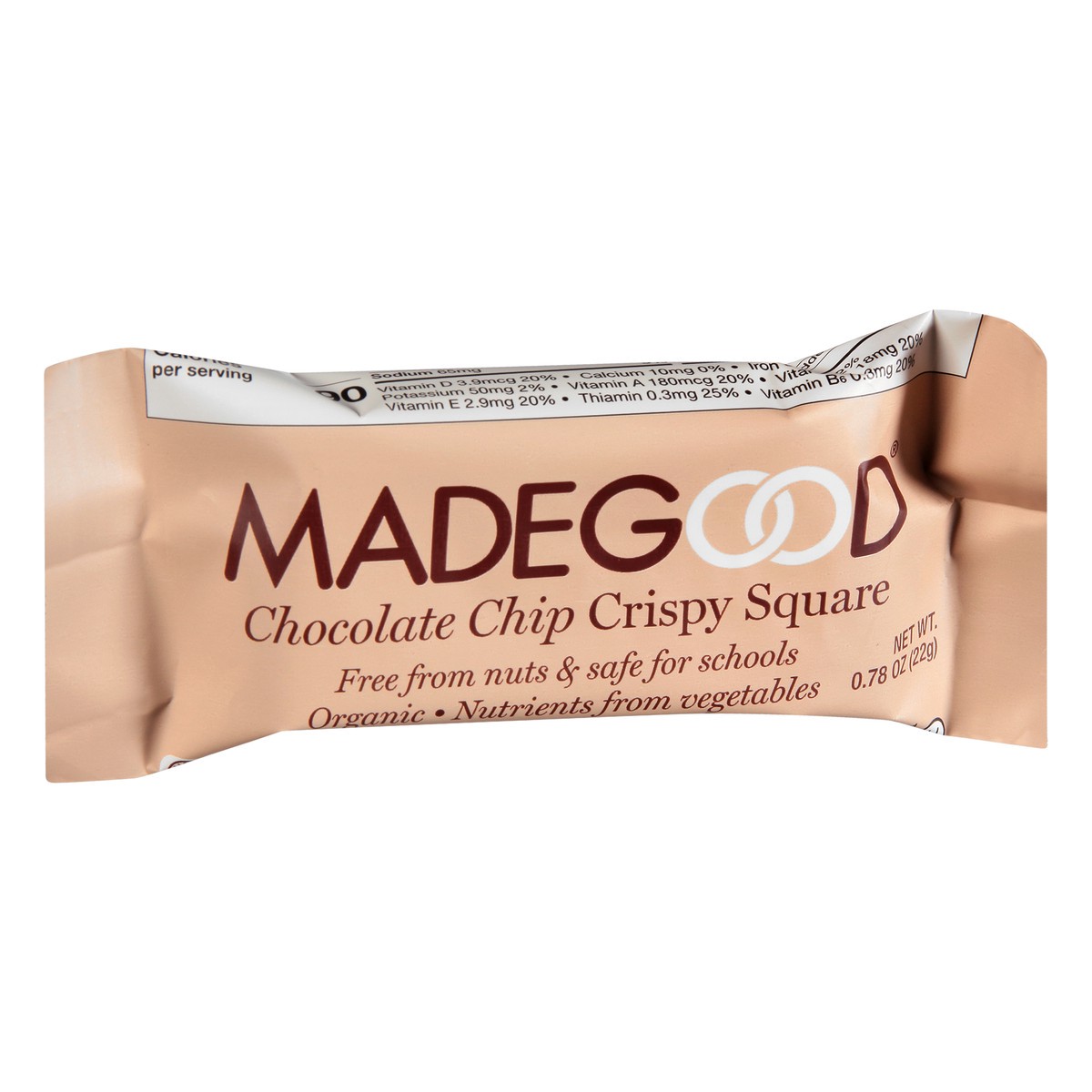 slide 2 of 13, MadeGood Chocolate Chip Crispy Square 0.78 oz, 0.78 oz