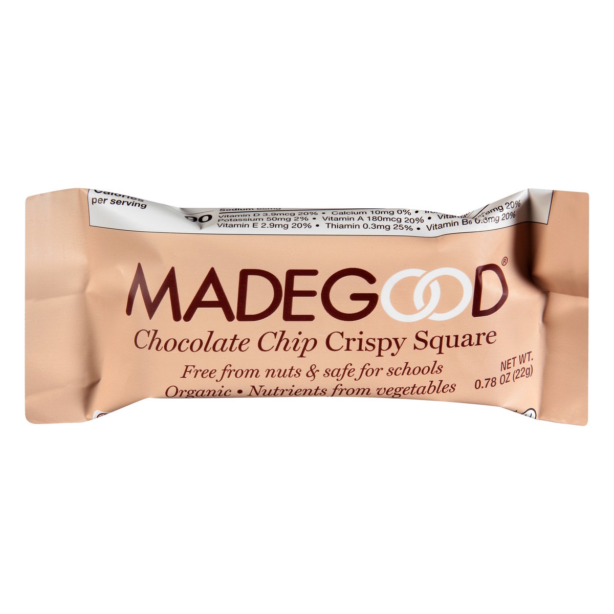 slide 13 of 13, MadeGood Chocolate Chip Crispy Square 0.78 oz, 0.78 oz
