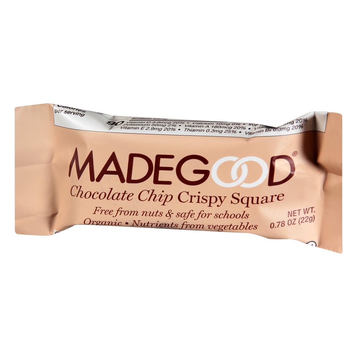 slide 10 of 13, MadeGood Chocolate Chip Crispy Square 0.78 oz, 0.78 oz
