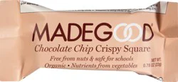 MadeGood Chocolate Chip Crispy Square 0.78 oz