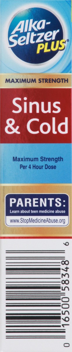 slide 8 of 9, Alka-Seltzer Powermax Sinus Cold Cough, 16 ct