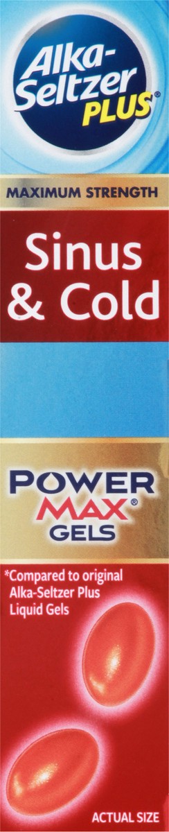 slide 2 of 9, Alka-Seltzer Powermax Sinus Cold Cough, 16 ct