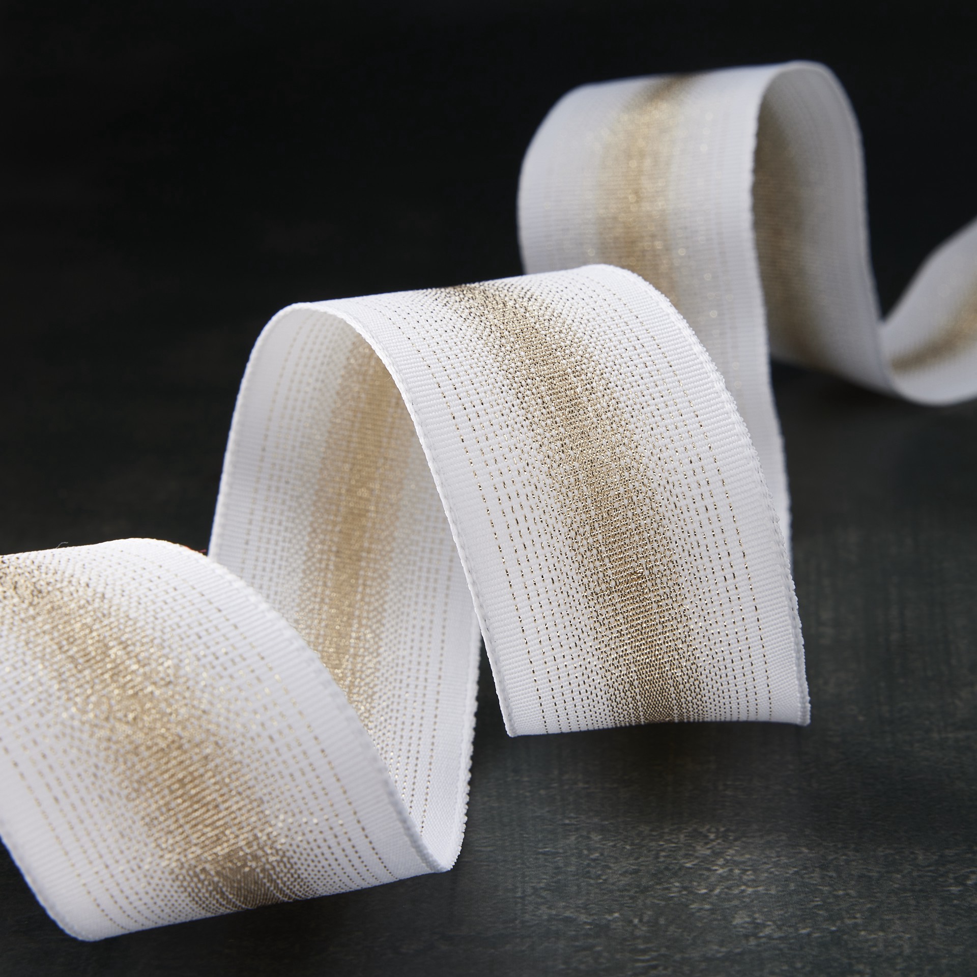 slide 2 of 4, 1.5" X 3yd. Metallic Wired Ombre Ribbon By Celebrate It, 1.5 in x 3 yd