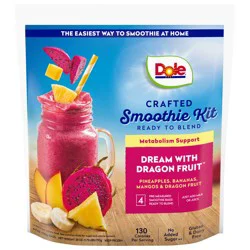 Dole Crafted Dream with Dragon Fruit Smoothie Kit Bag